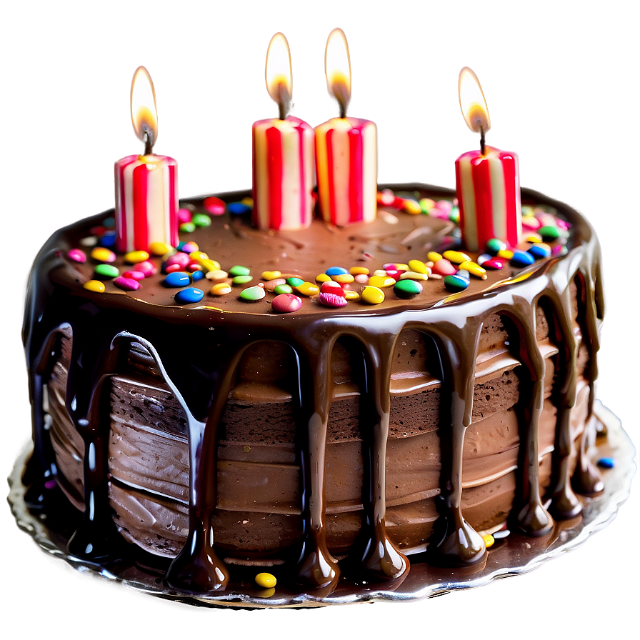 Happy Birthday Chocolate Cake Png 88