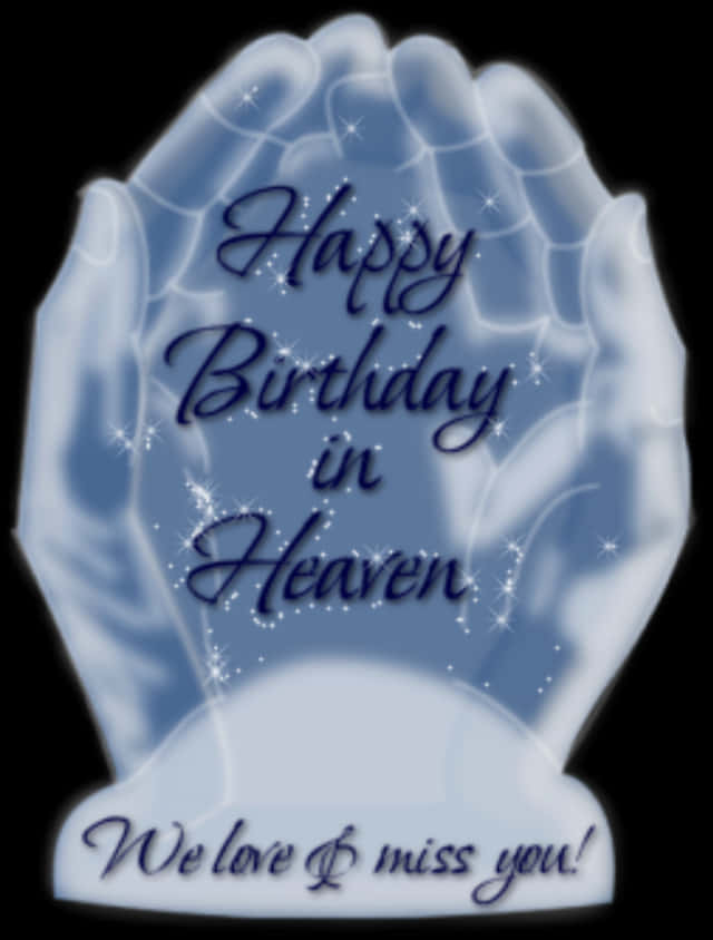 Happy Birthdayin Heaven Graphic