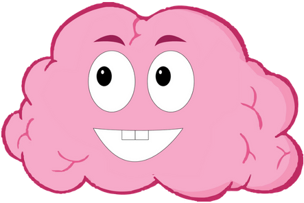 Happy Brain Cartoon Character.png