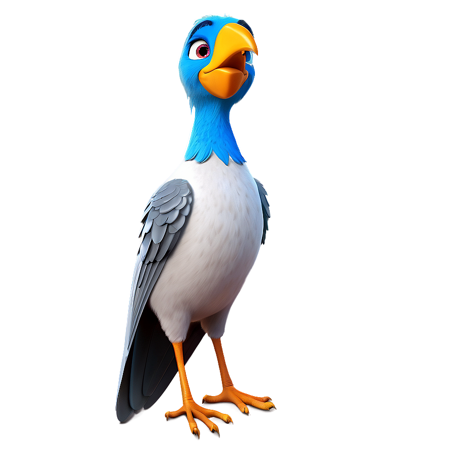 Happy Cartoon Bird Png 26