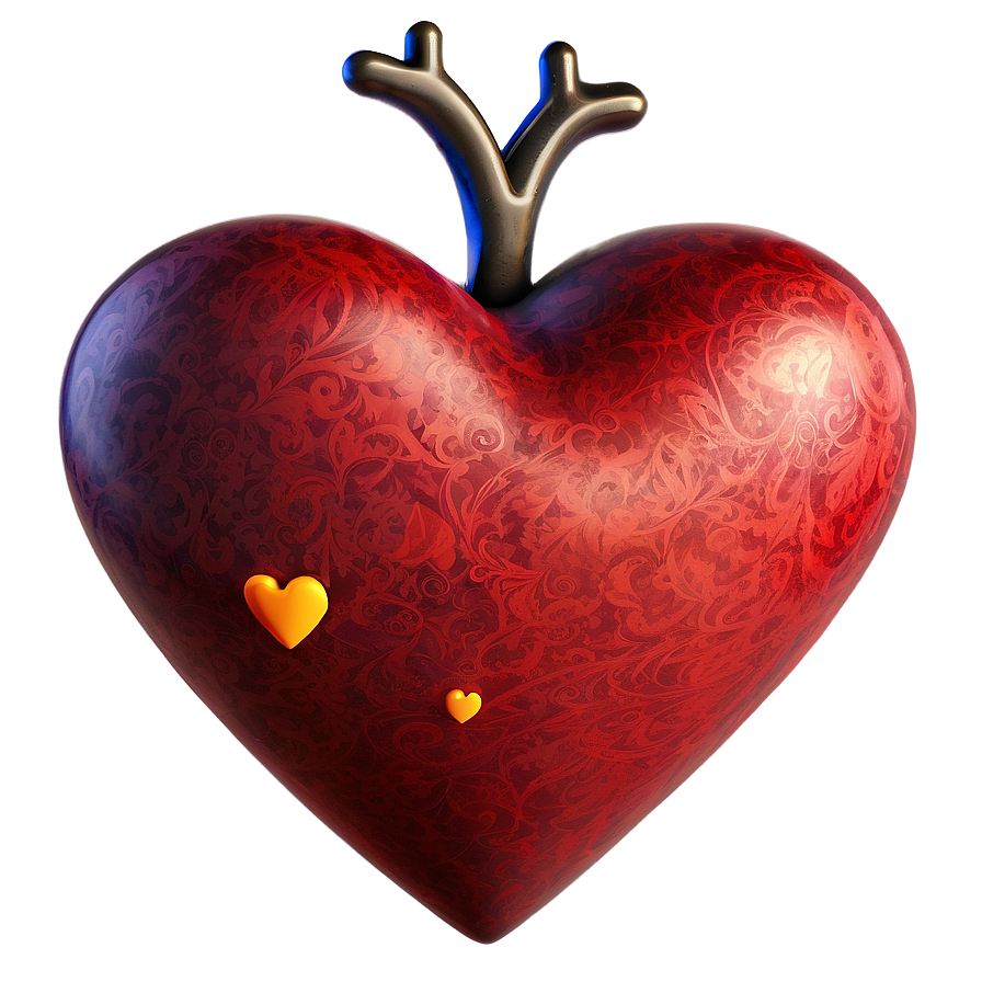 Happy Cartoon Heart Png 84