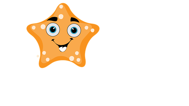 Happy Cartoon Starfish