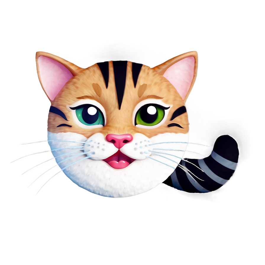 Happy Cat Emoji Png B