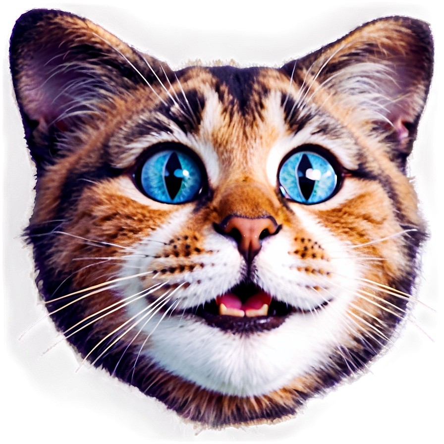 Happy Cat Face Png 95