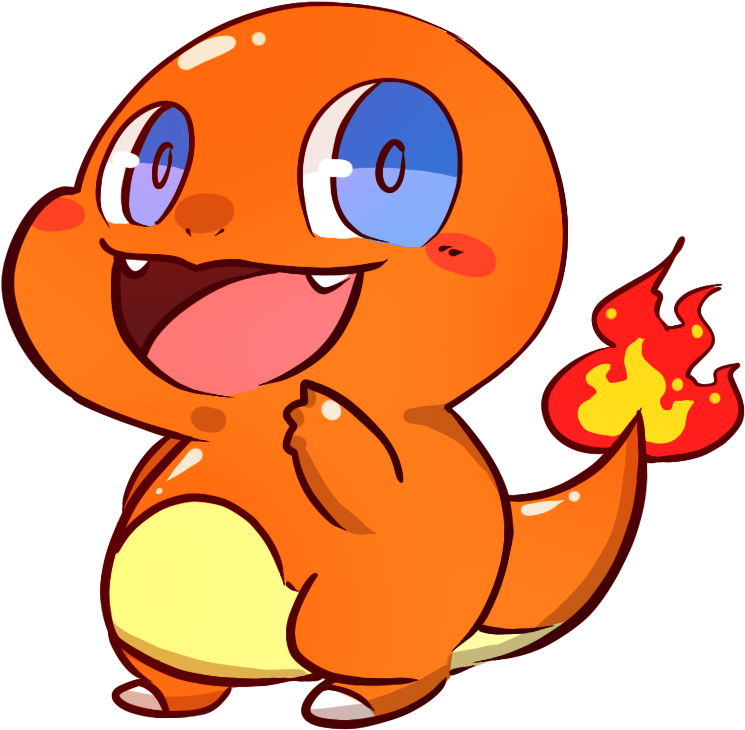 Happy Charmander Art