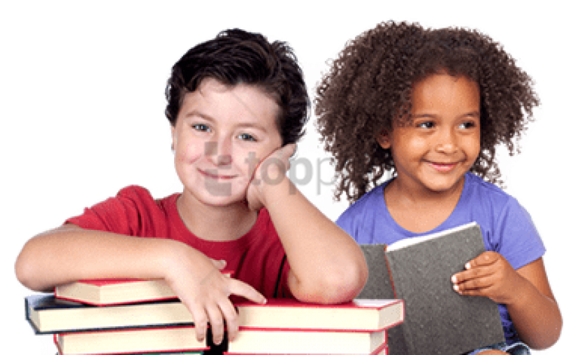 Happy Childrenwith Books