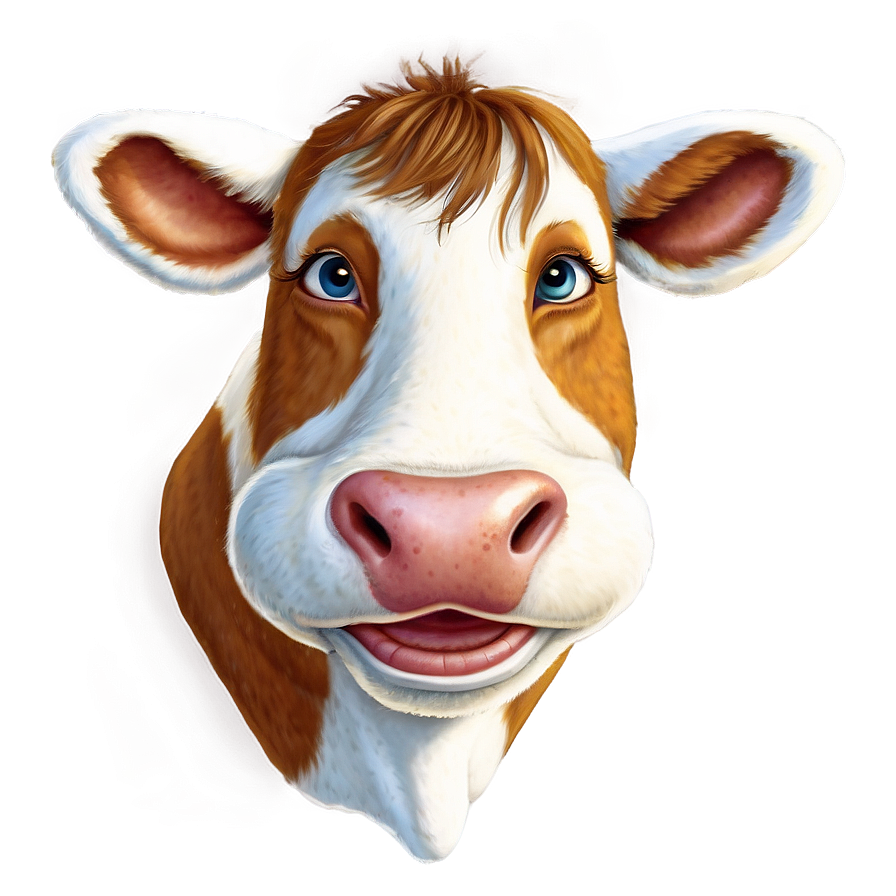 Happy Cow Face Png Llr69