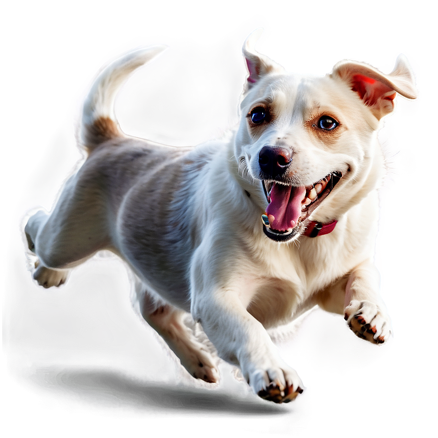 Happy Dog Running Png Etf