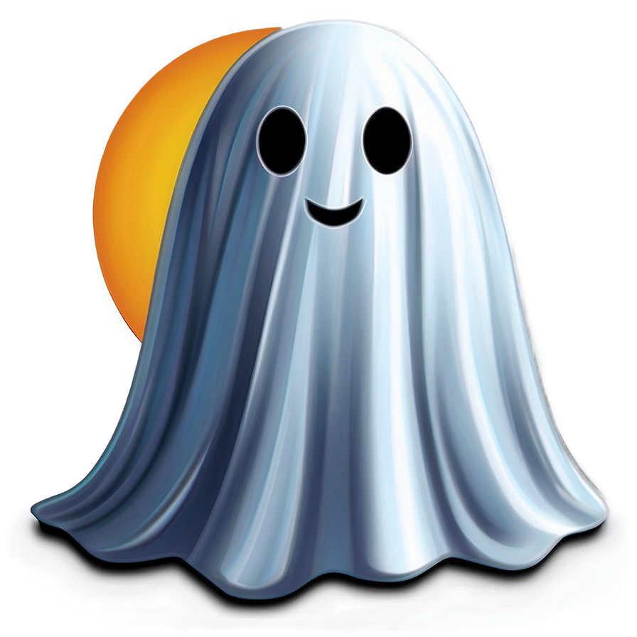 Happy Ghost Illustration Png 05062024