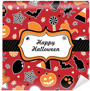 Happy Halloween Pattern Background