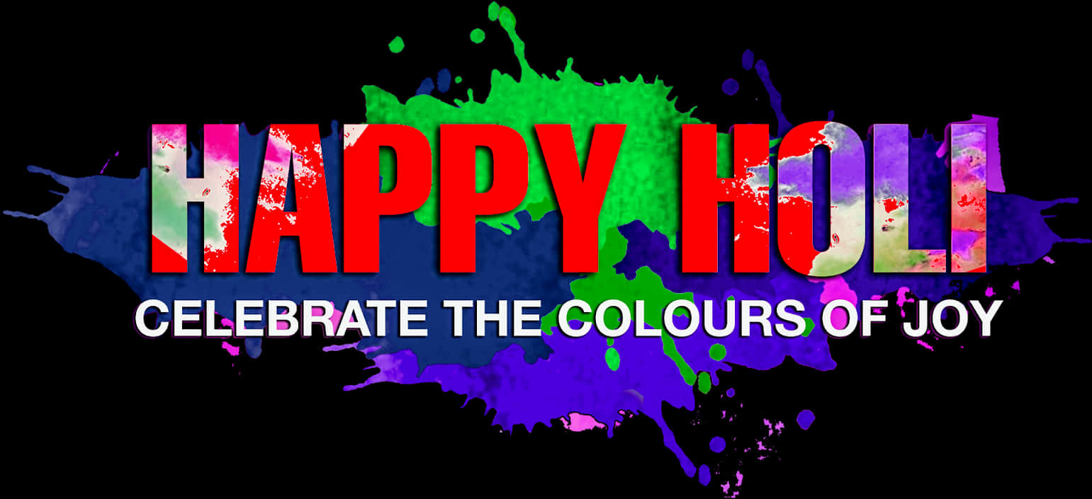 Happy Holi Celebration Banner