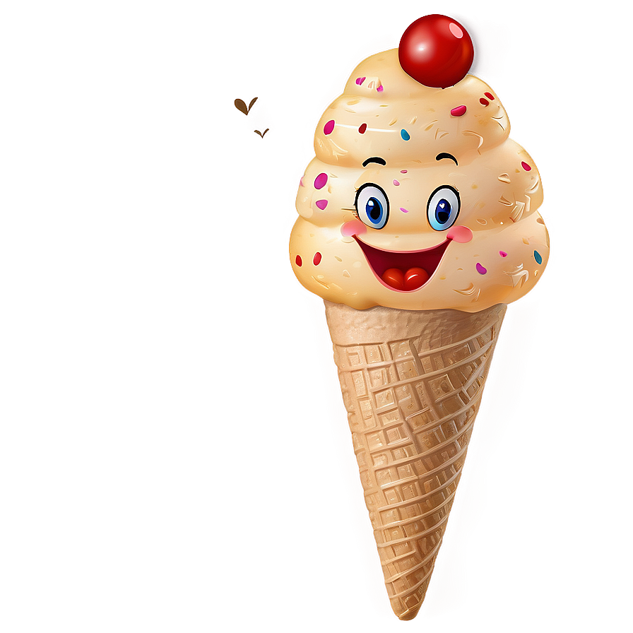 Happy Ice Cream Cartoon Png 05062024