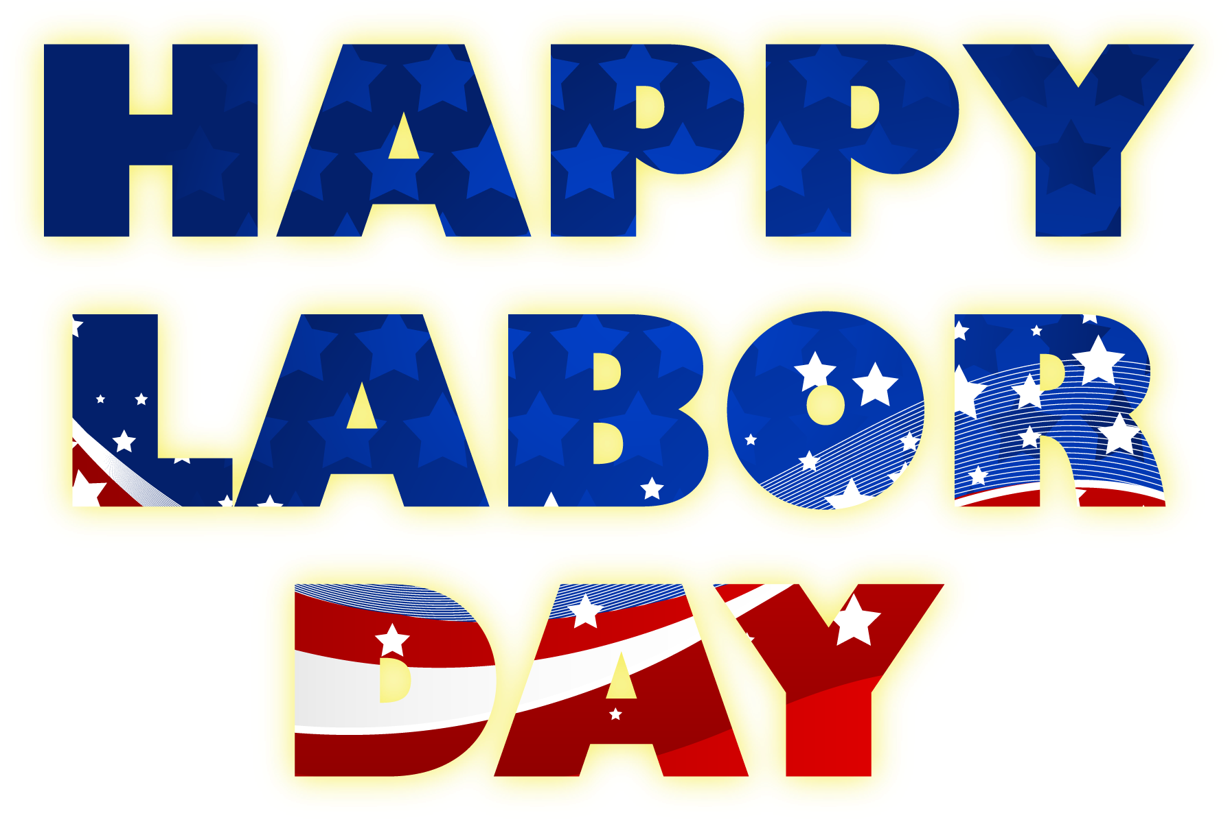 Happy Labor Day Celebration Graphic