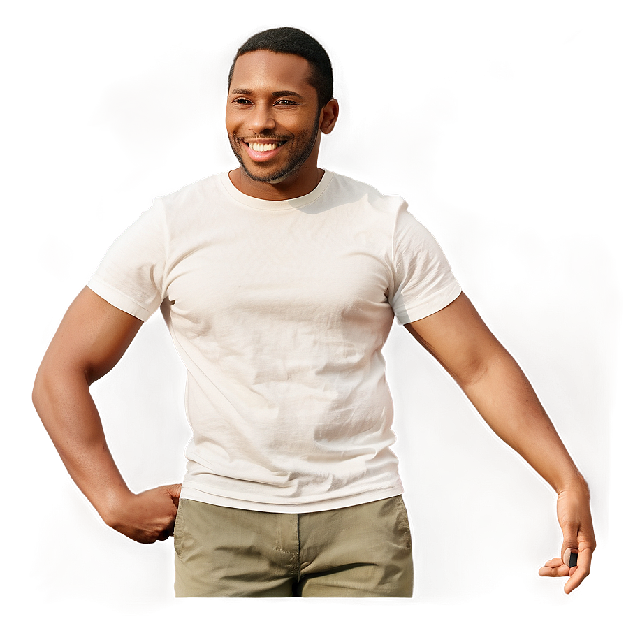 Happy Man In Park Png 90