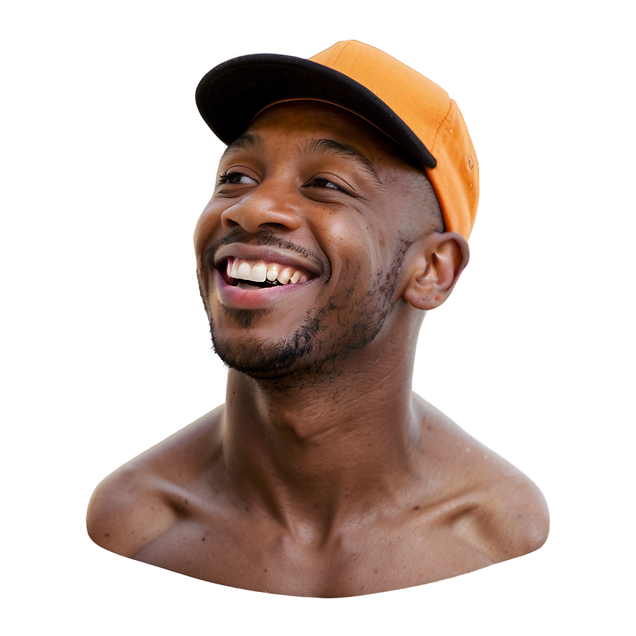 Happy Man With Hat Png Drk