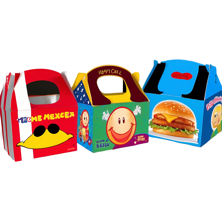 Happy Meal Box Collection Png 06212024