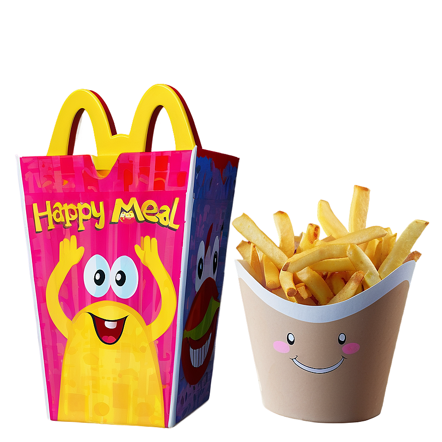 Happy Meal Box With Fries Png 06212024