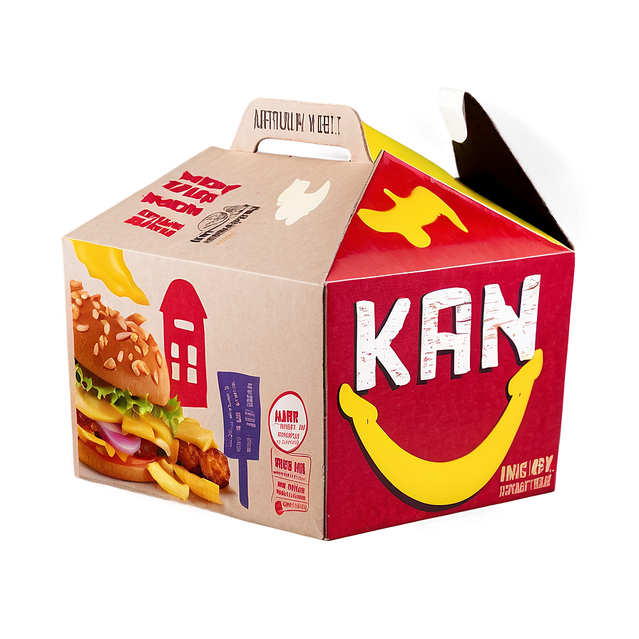 Happy Meal Box With Wraps Png Jwq