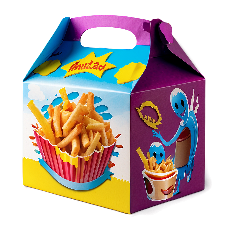 Happy Meal Box With Wraps Png Ssv21