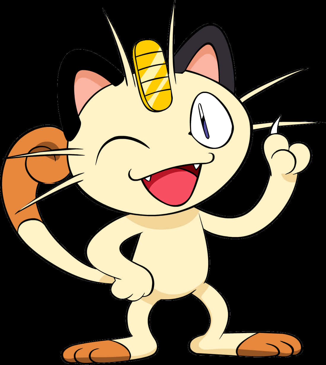 Happy Meowth Pokemon