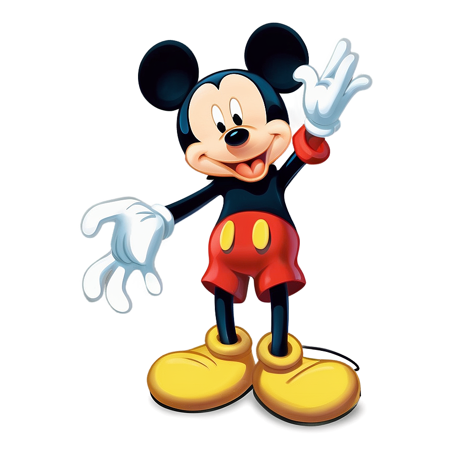 Happy Mickey Mouse Character Png Kxe18