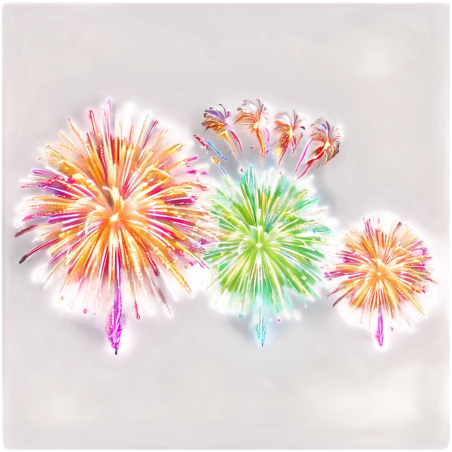 Happy New Year Firework Show Png Qfn