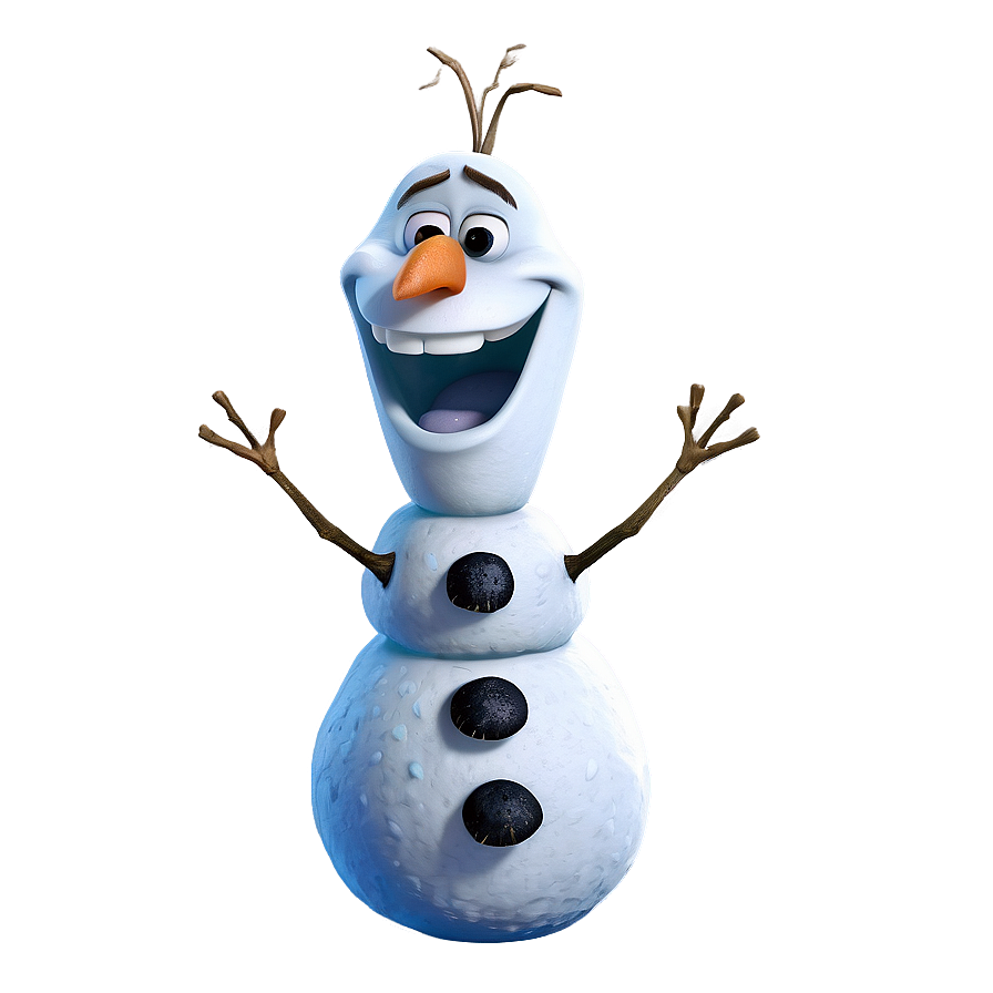 Happy Olaf Cartoon Png Dqx80