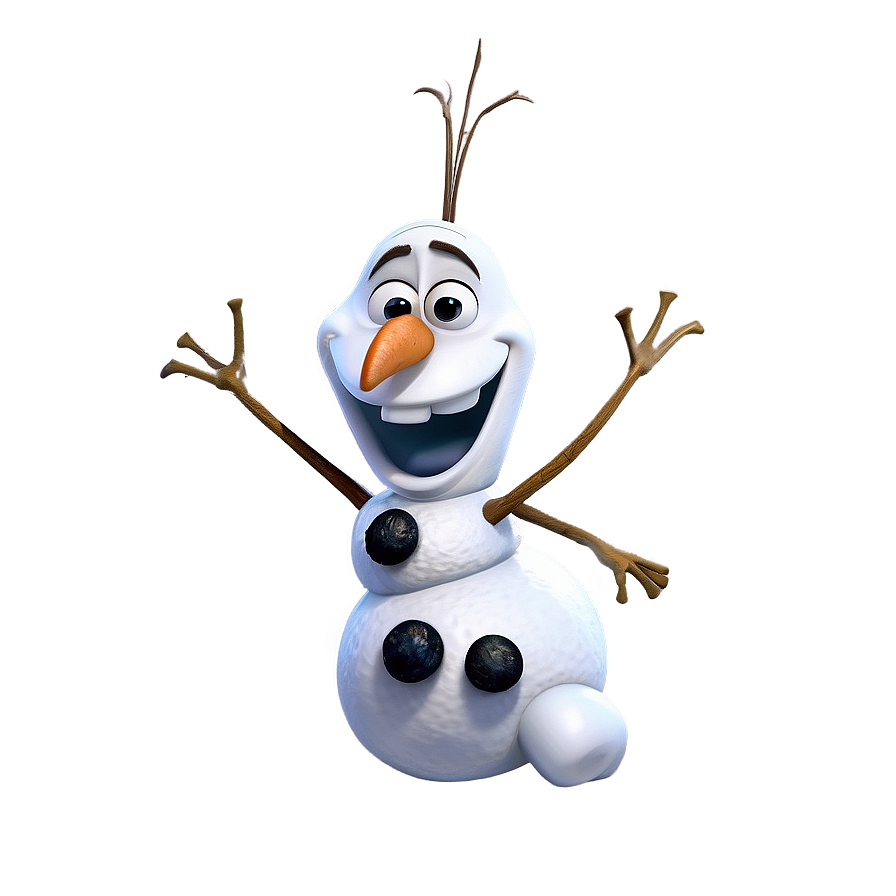 Happy Olaf Cartoon Png Quw