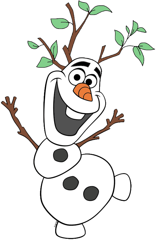 Happy Olaf Frozen Character