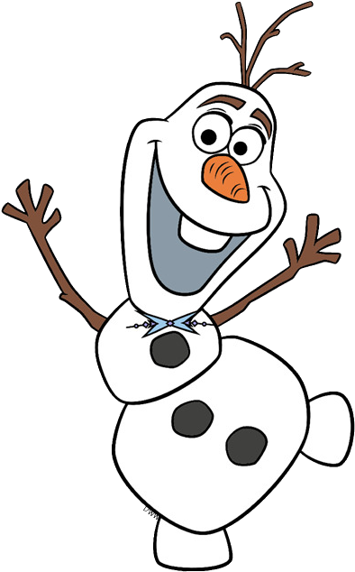 Happy Olaf Frozen Character