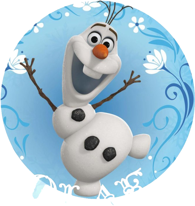 Happy Olaf Frozen Character