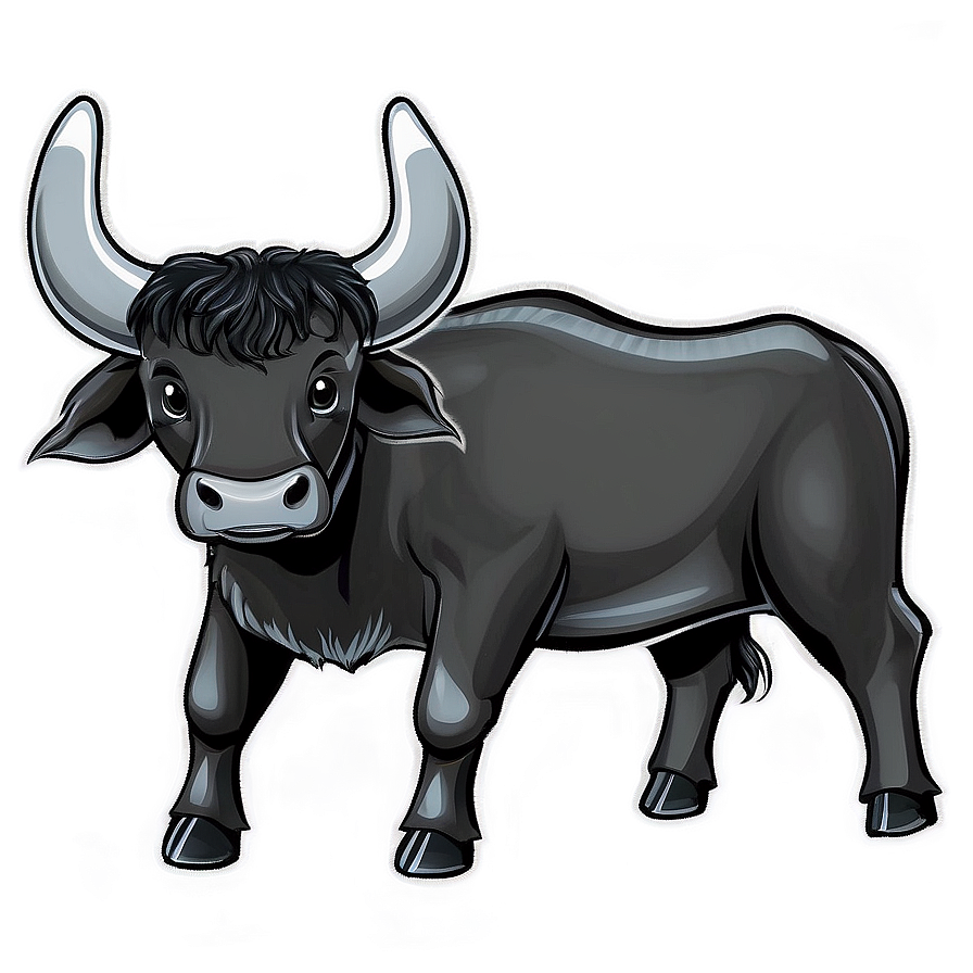 Happy Ox Cartoon Png 17