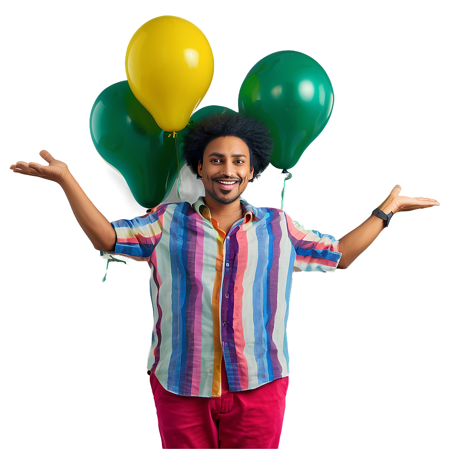 Happy Person In Party Png 92