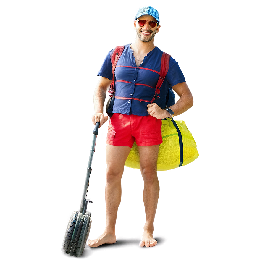 Happy Person On Vacation Png 69