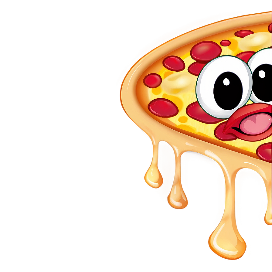 Happy Pizza Cartoon Image Png 06272024