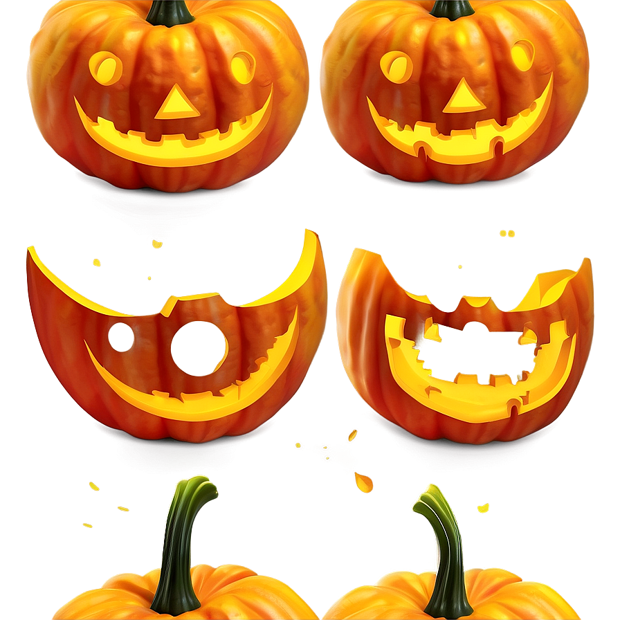 Happy Pumpkin Face Png Age