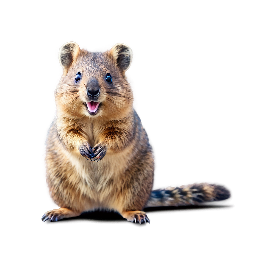 Happy Quokka Animal Png Xiu