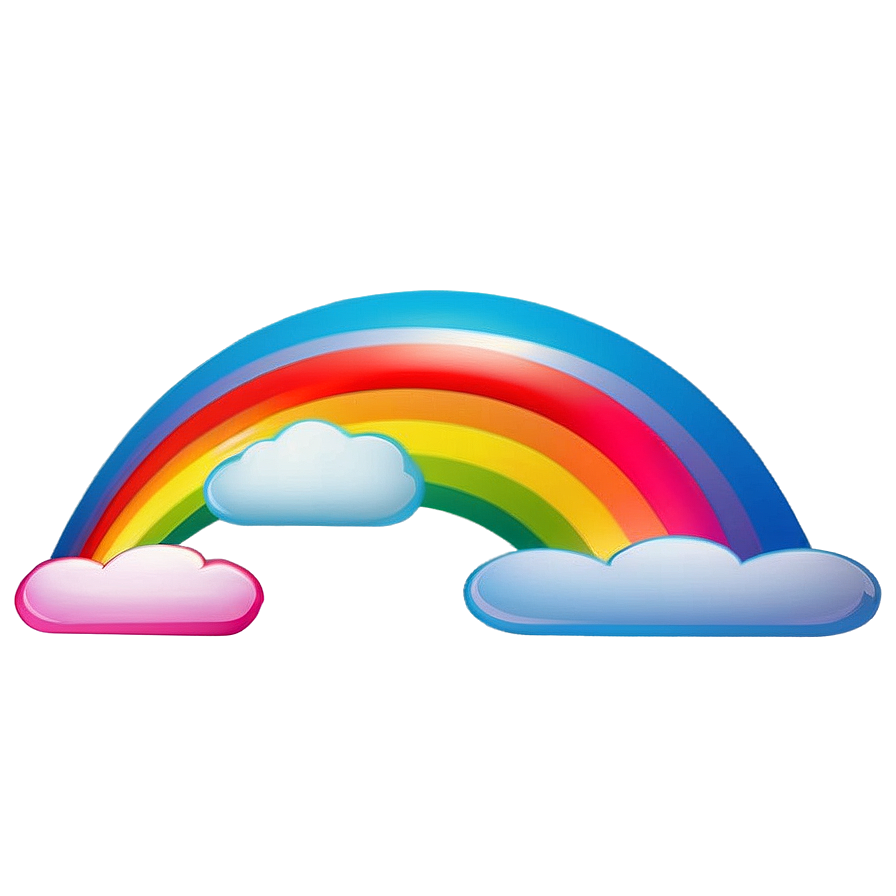 Happy Rainbow Emoji Png 31