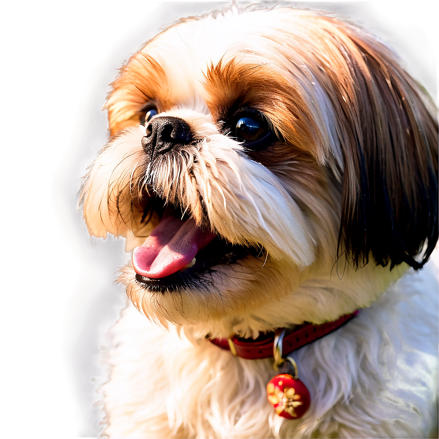 Happy Shih Tzu Smiling Png 06242024