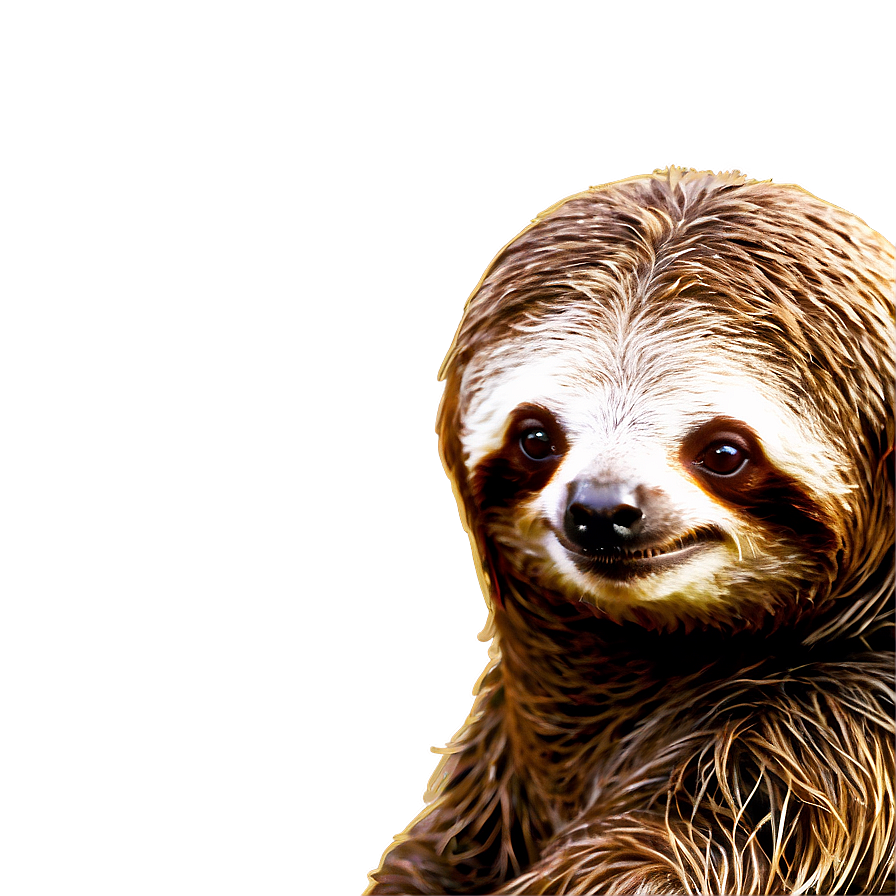 Happy Sloth Png Qva10