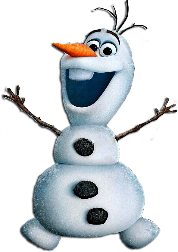 Happy Snowman Character Olaf