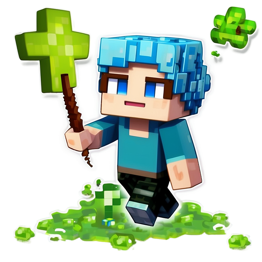 Happy Steve Minecraft Png Dku53