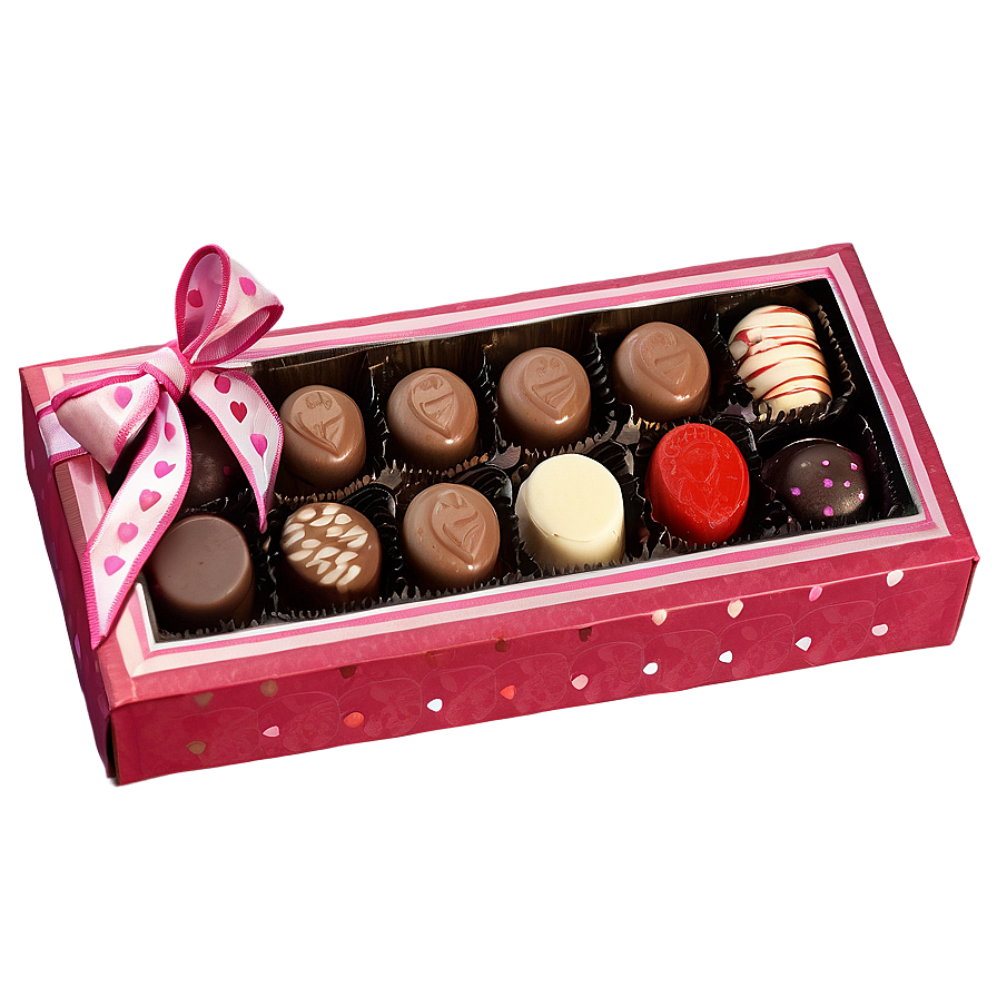 Happy Valentine's Day Chocolate Box Png 53