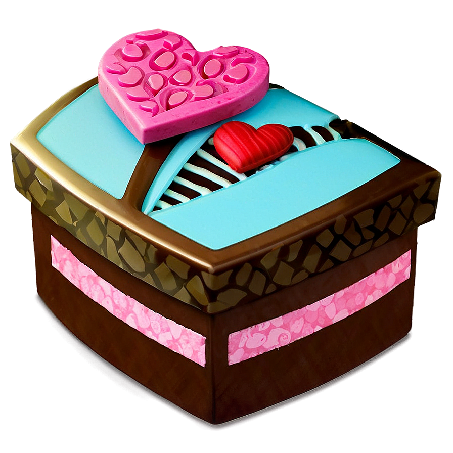 Happy Valentine's Day Chocolate Box Png 90