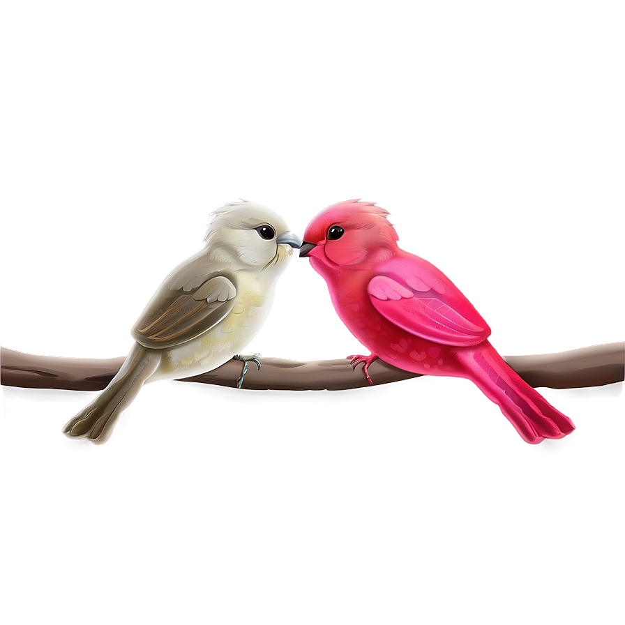 Happy Valentine's Day Love Birds Png 11