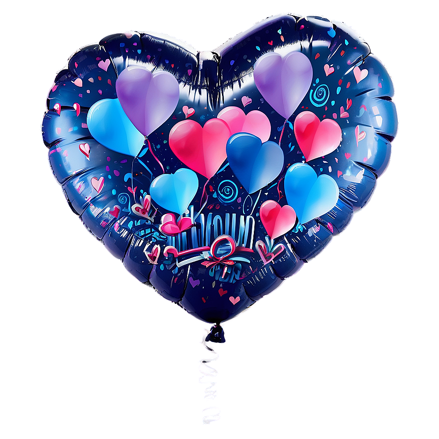 Happy Valentines Day Balloons Png Kjp