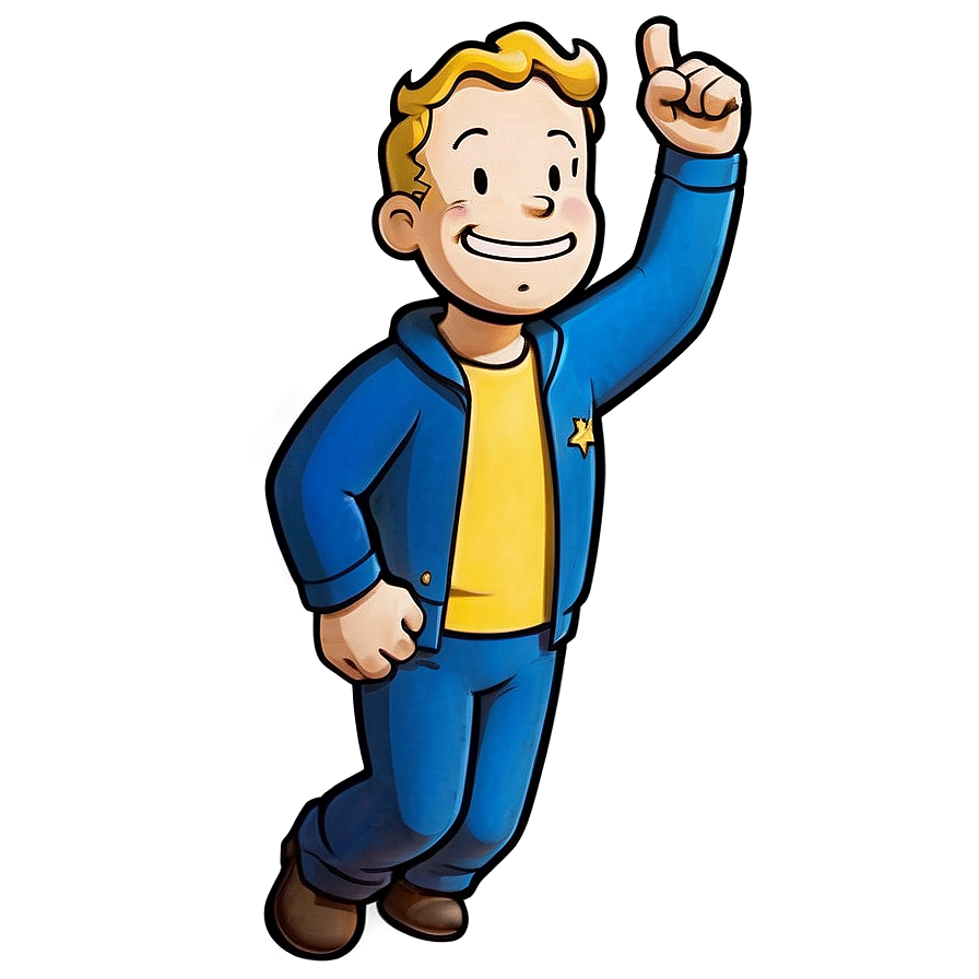 Happy Vault Boy Character Png 06202024