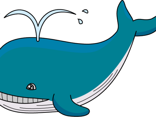 Happy Whale Cartoon