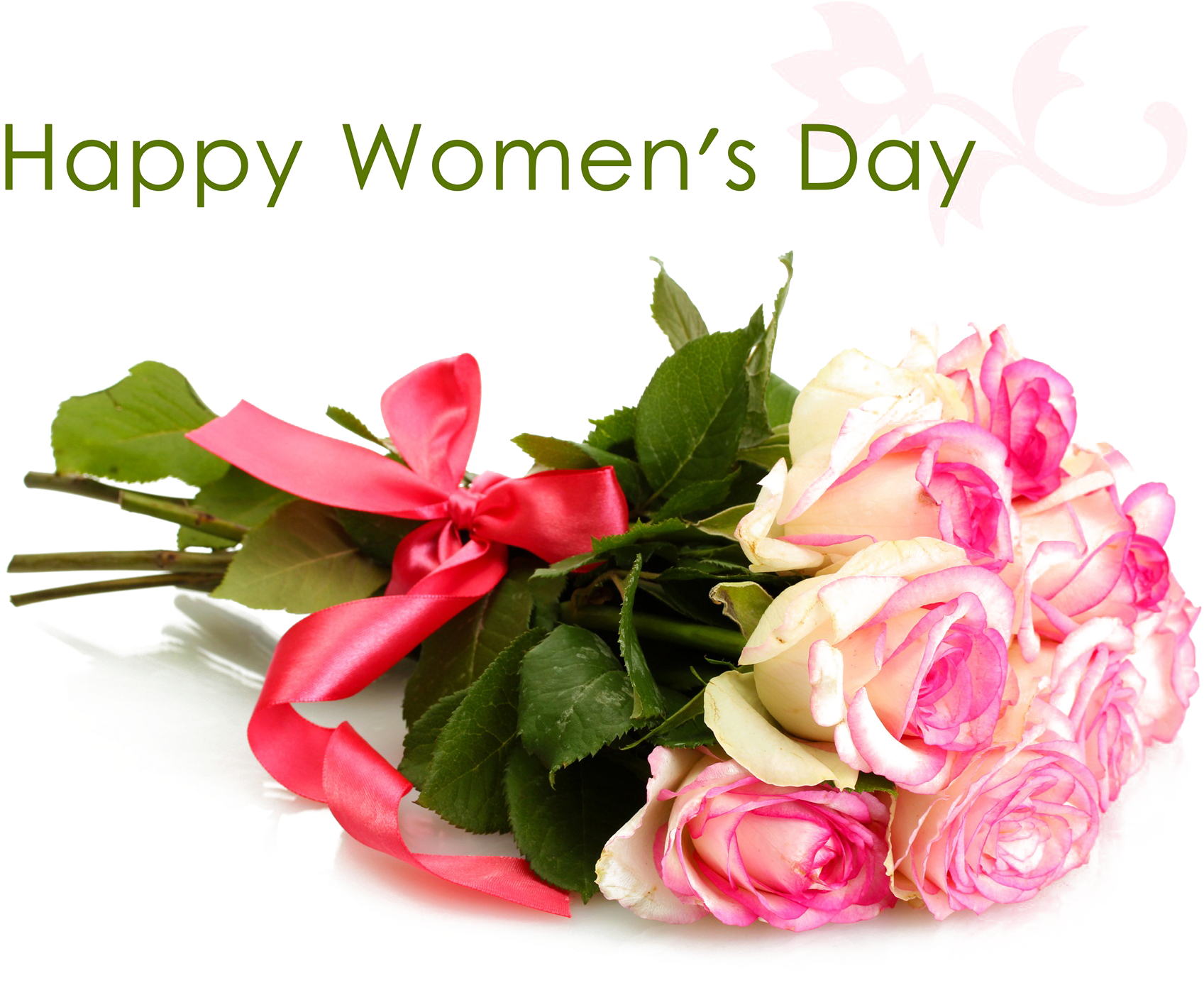 Happy Womens Day Roses Celebration