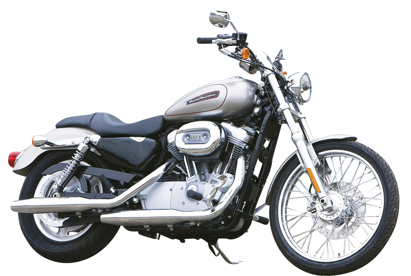 Harley Davidson Motorcycle Isolated